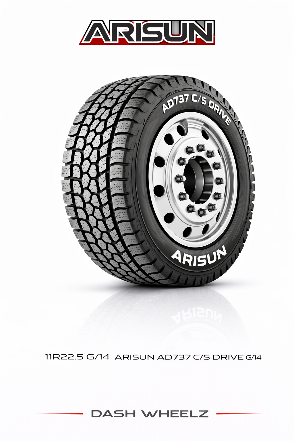 11R22.5 G/14 ARISUN AD737 C/S DRIVE G/14