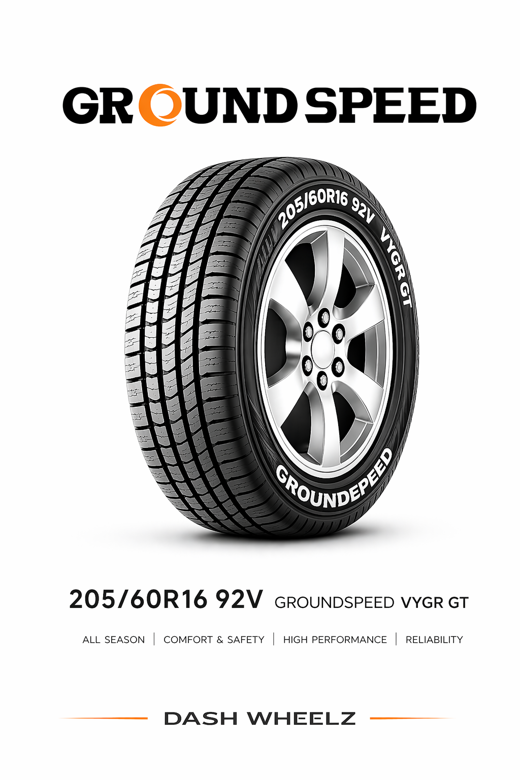 205/60R16 GROUNDSPEED VYGR GT 92V