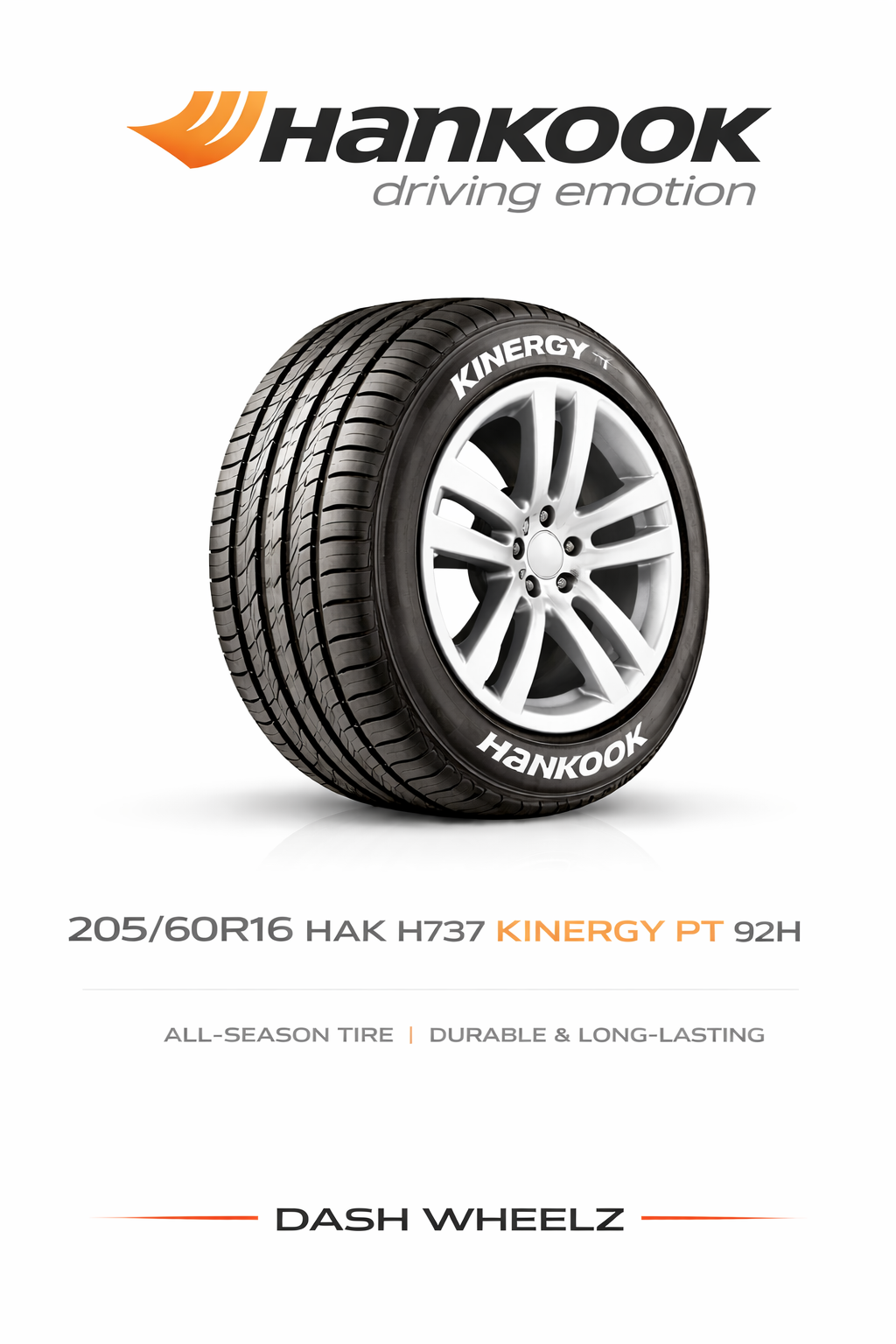 205/60R16 HAK H737 KINERGY PT 92H