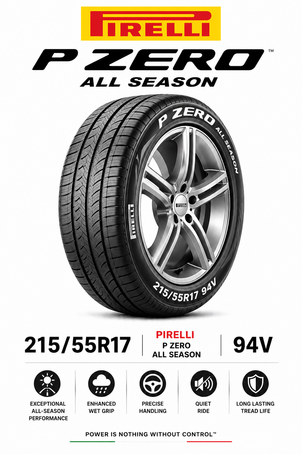 215/55R17 PIRELLI P ZERO ALL SEASON 94V
