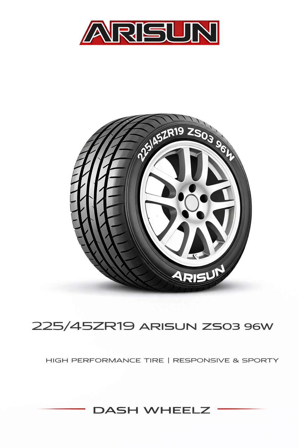 225/45ZR19 ARISUN ZS03 96W