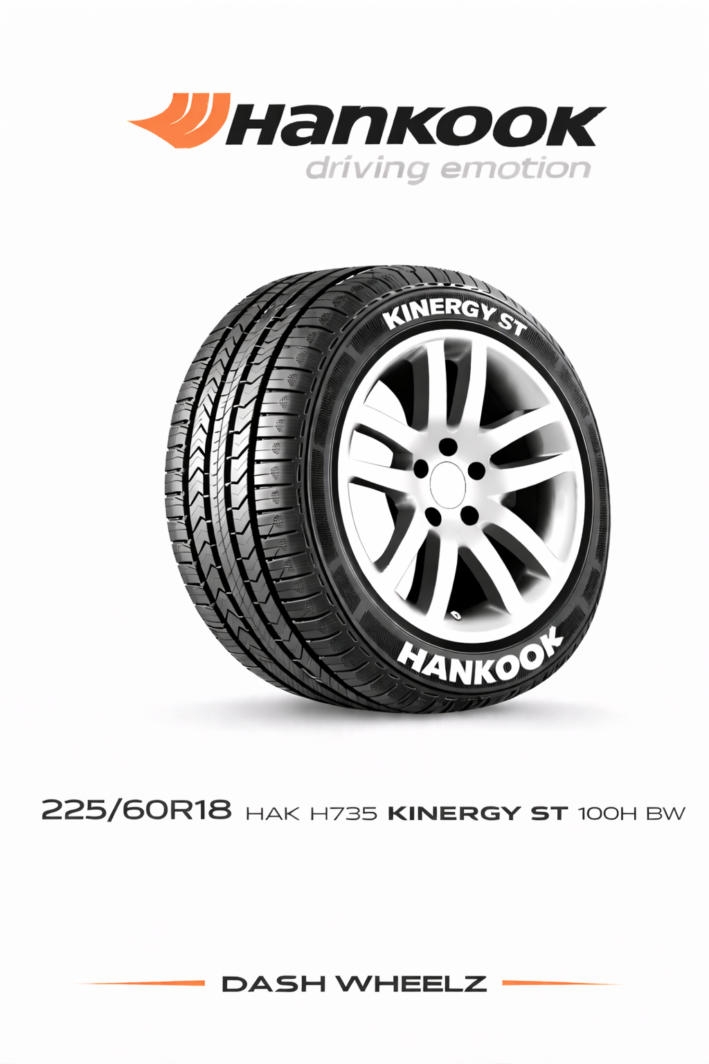 225/60R18 HAK H735 KINERGY ST 100H BW