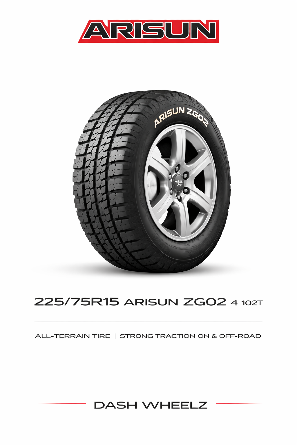 225/75R15 ARISUN ZG02 102T