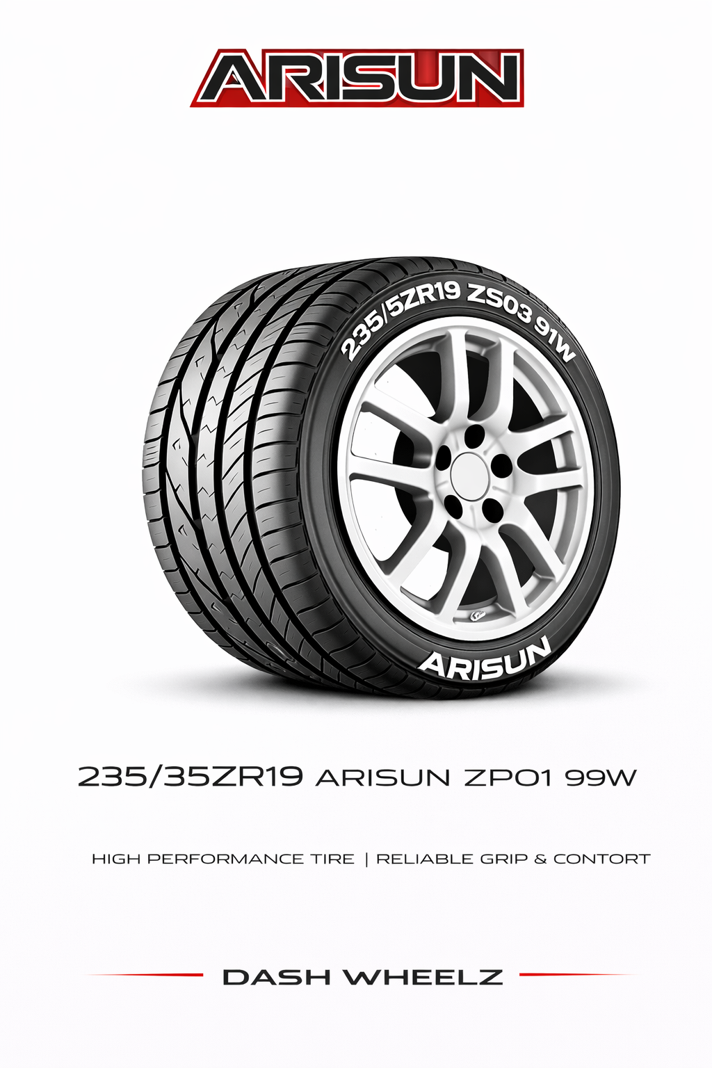 235/35ZR19 ARISUN ZS03 91W