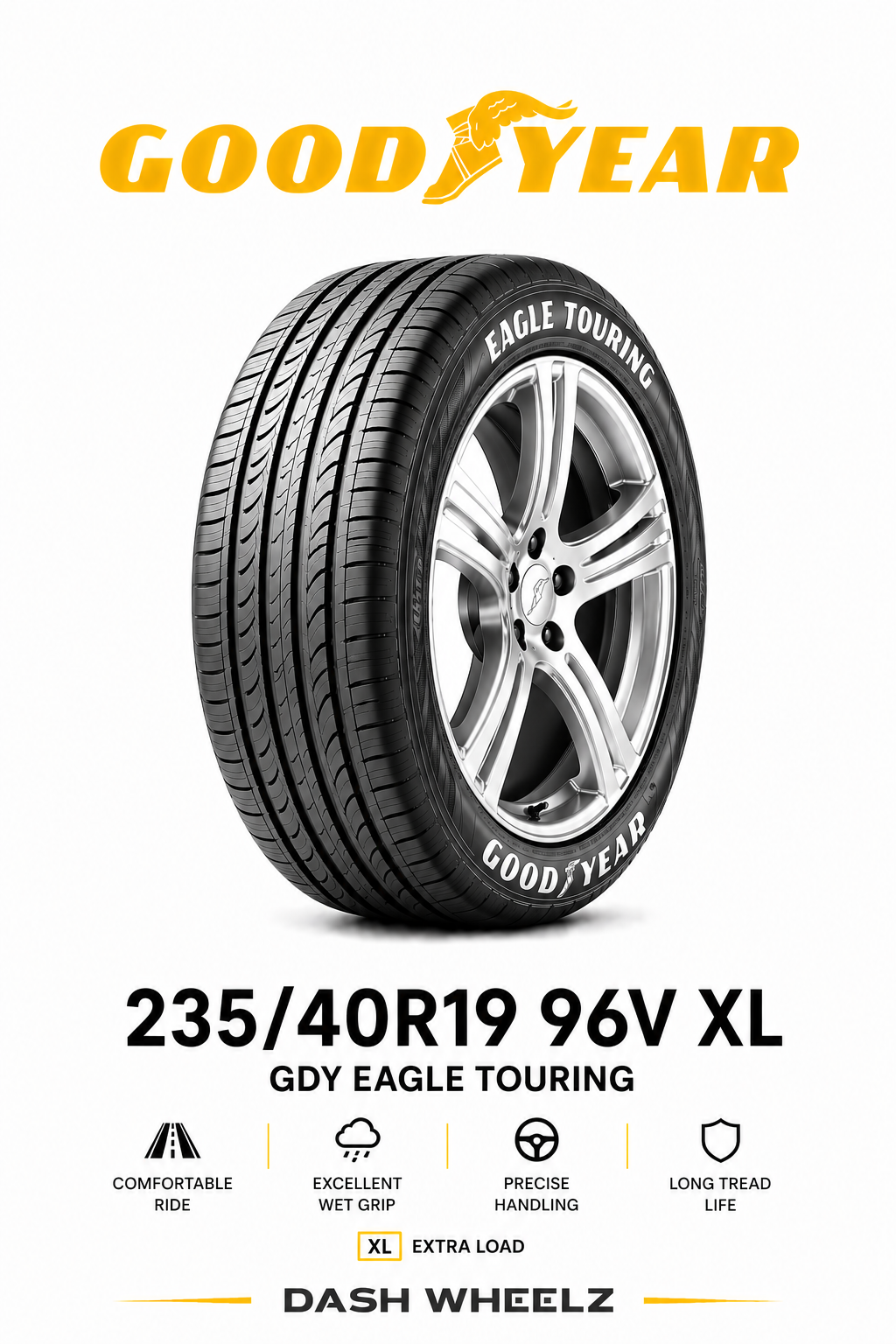 235/40R19 GOODYEAR EAGLE TOURING 96V XL