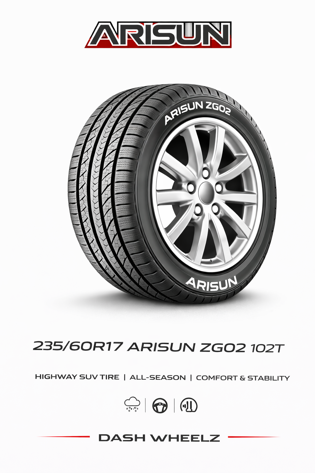 235/60R17 ARISUN ZG02 102T