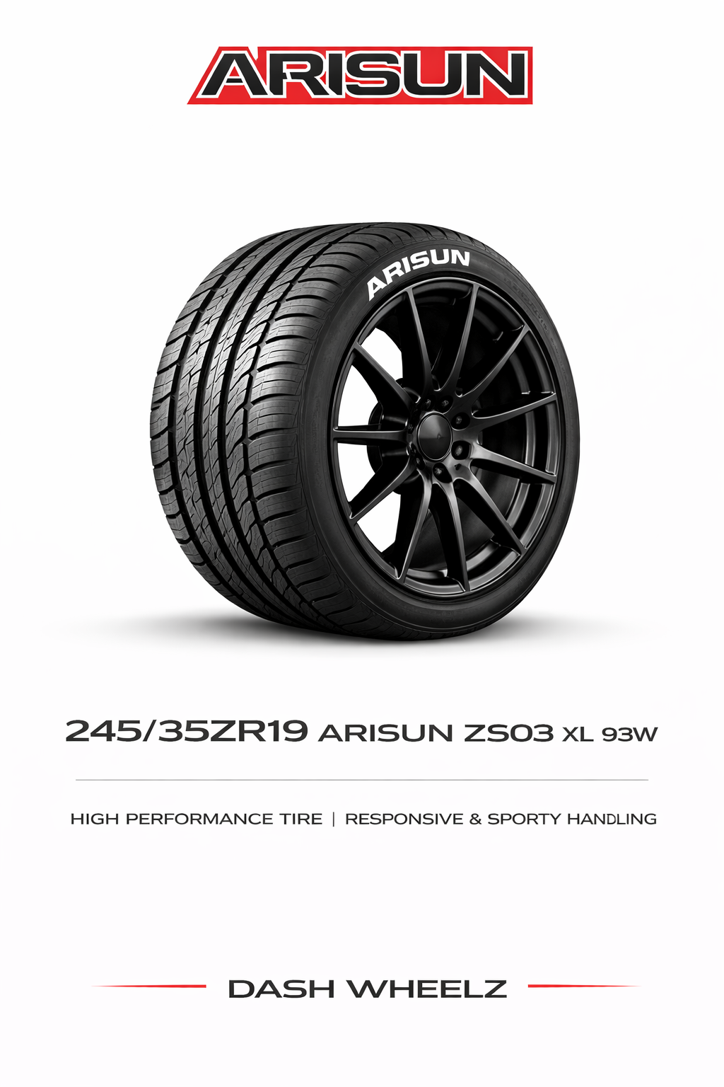 245/35ZR19 ARISUN ZS03 93W XL