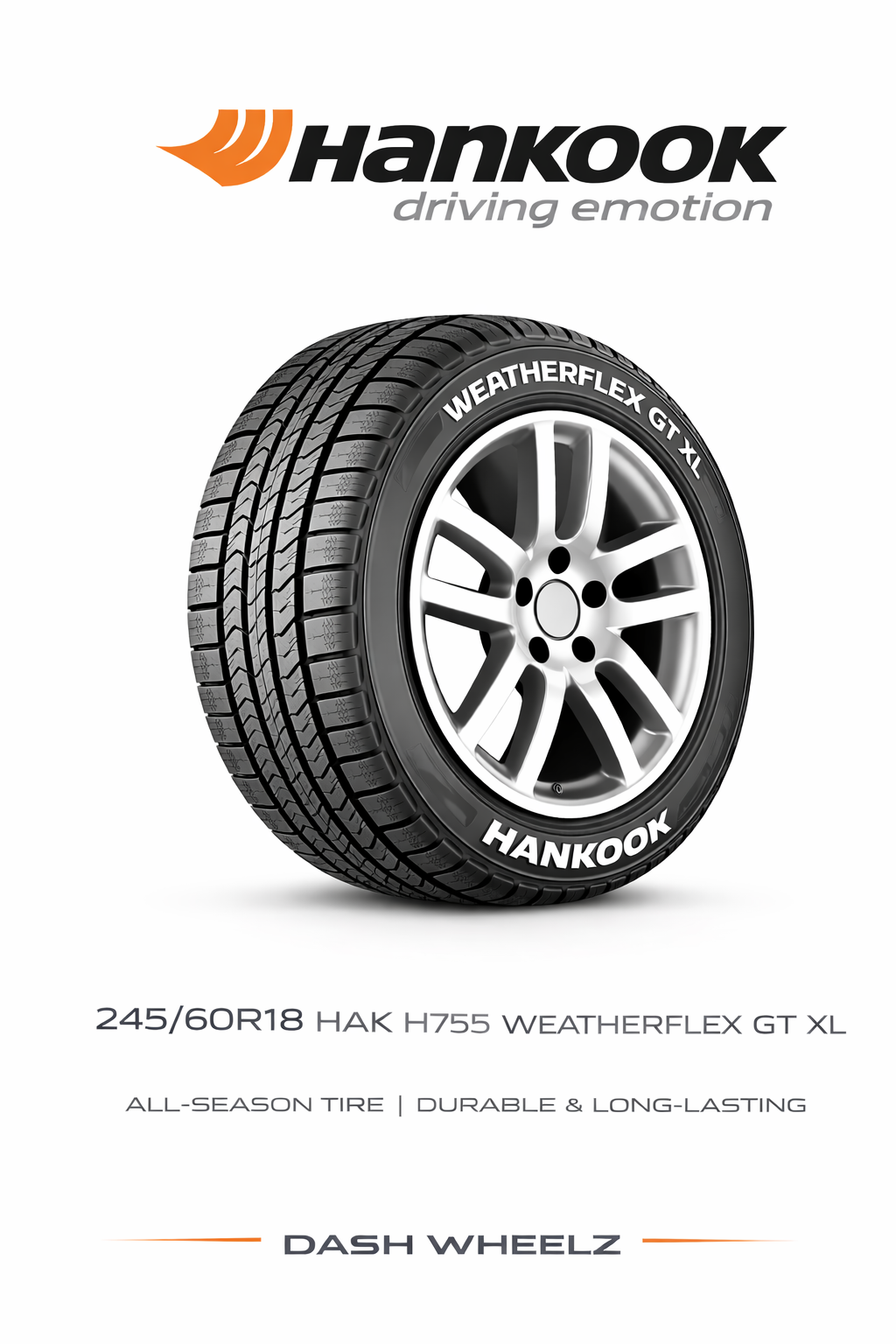 245/60R18 HAK H755 WEATHERFLEX GT XL