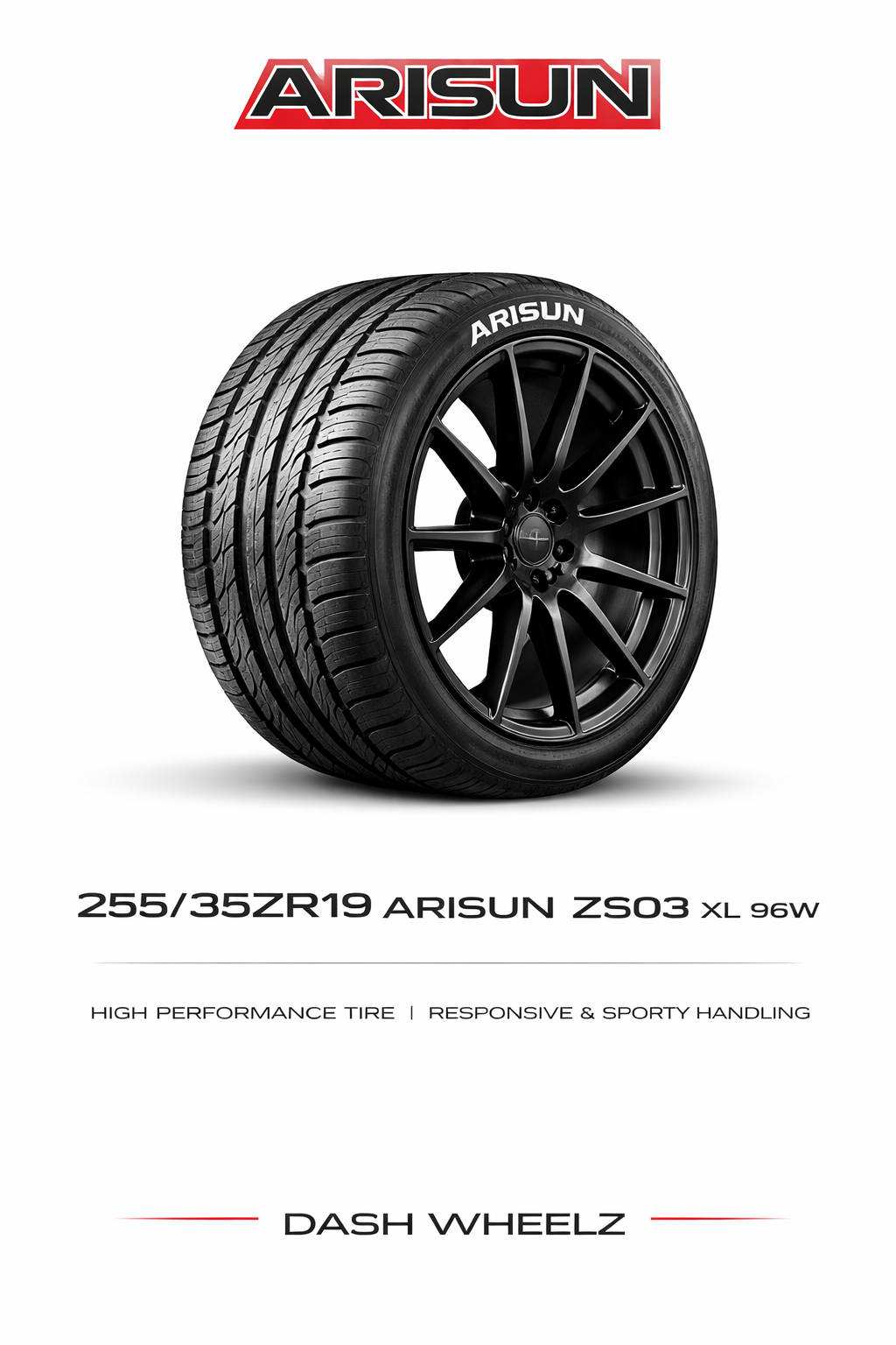 255/35ZR19 ARISUN ZS03 96W XL