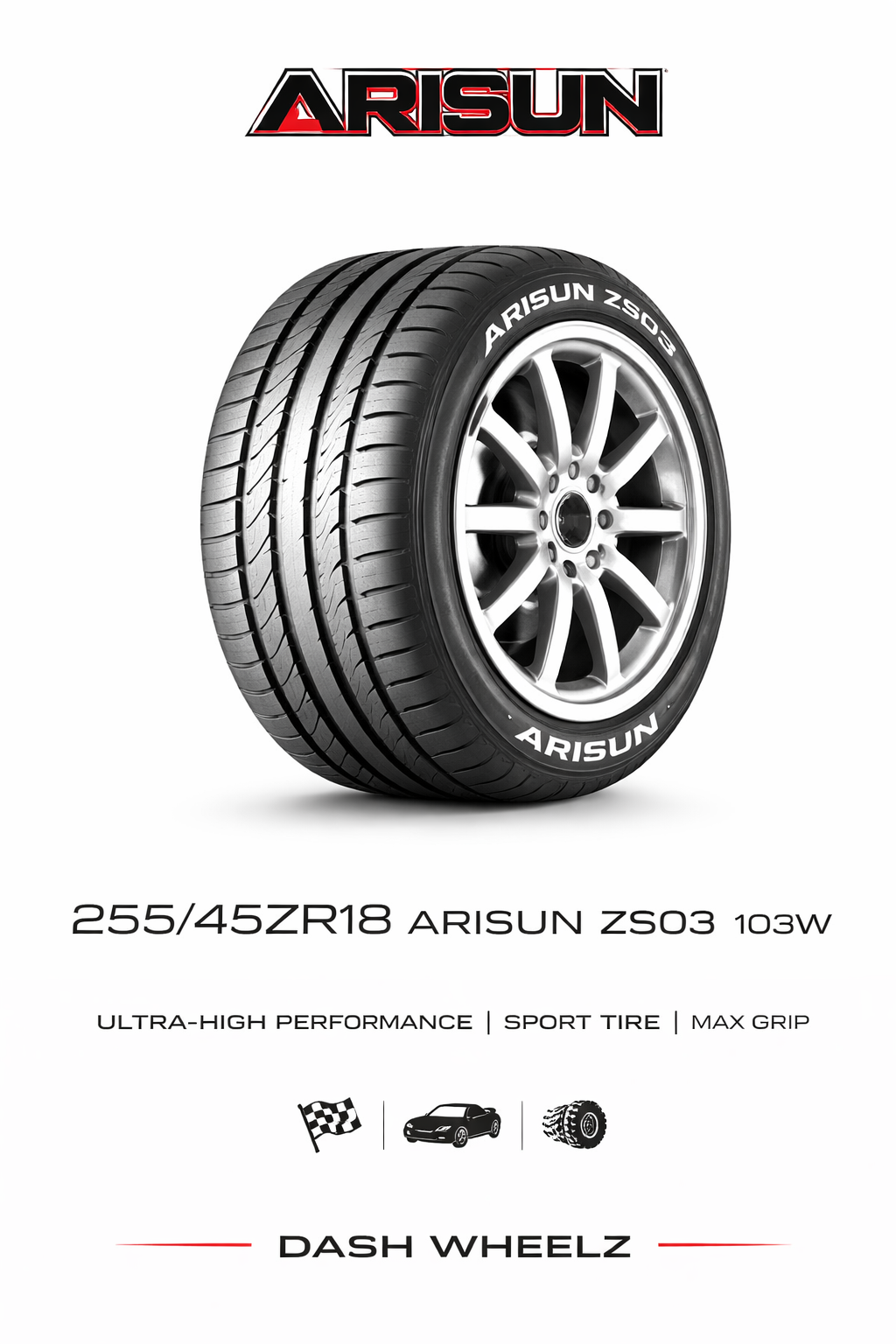 255/45ZR18 ARISUN ZS03 103W