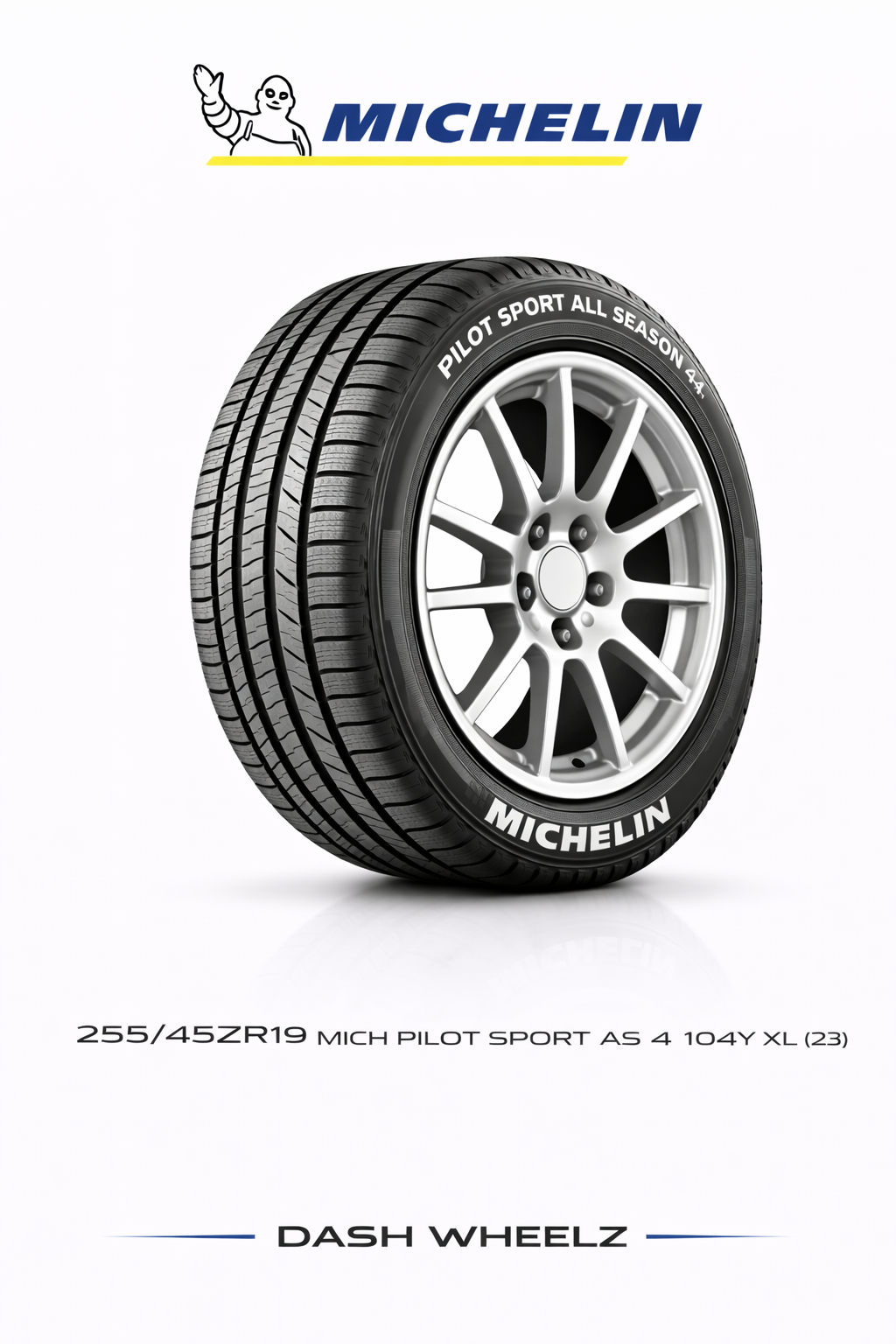 255/45ZR19 MICH PILOT SPORT AS 4 104Y XL (23)