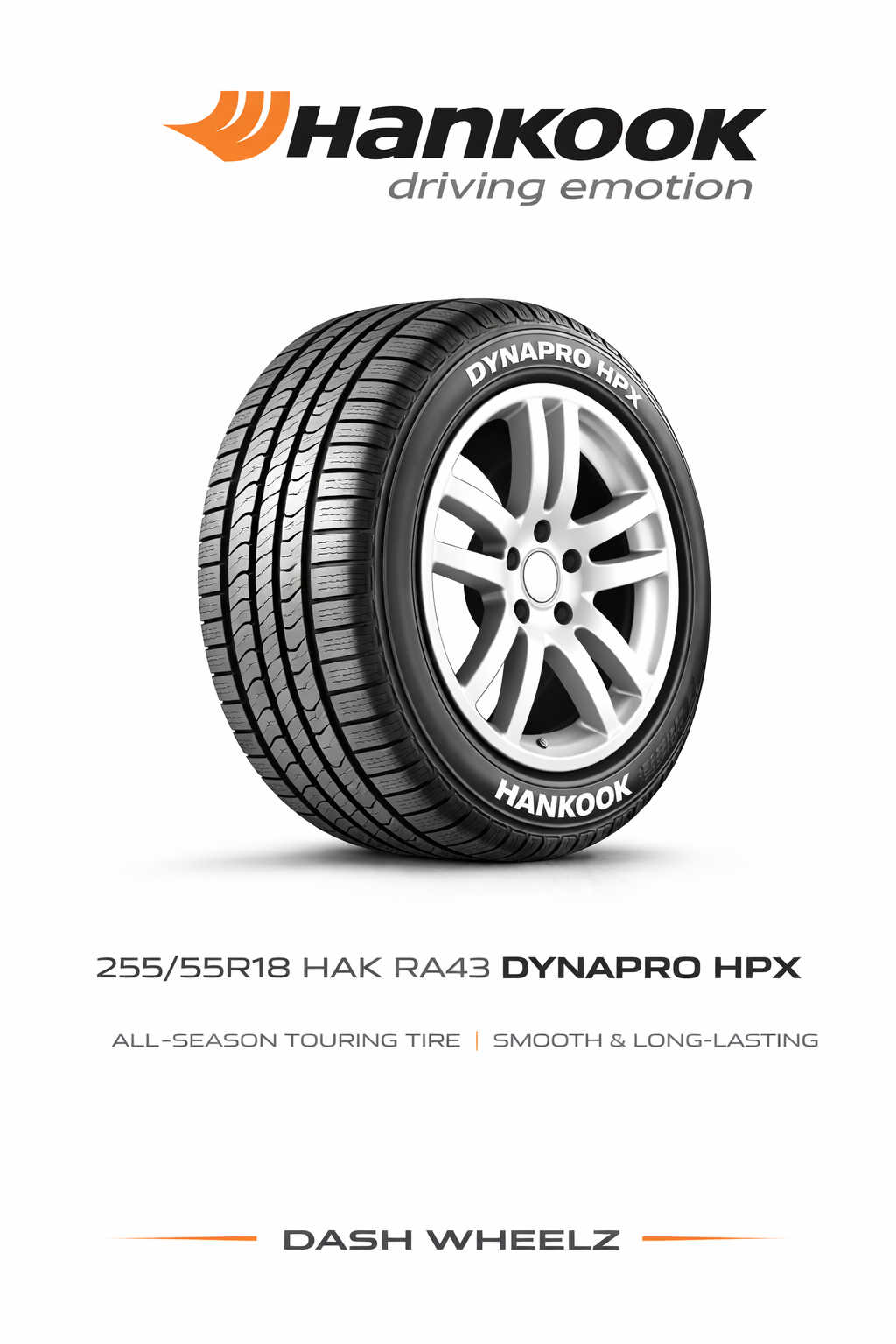 255/55R18 HAK RA43 DYNAPRO HPX