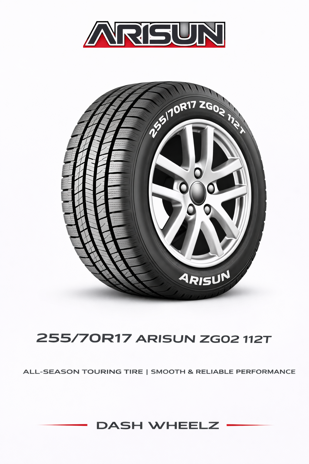 255/70R17 ARISUN ZG02 112T