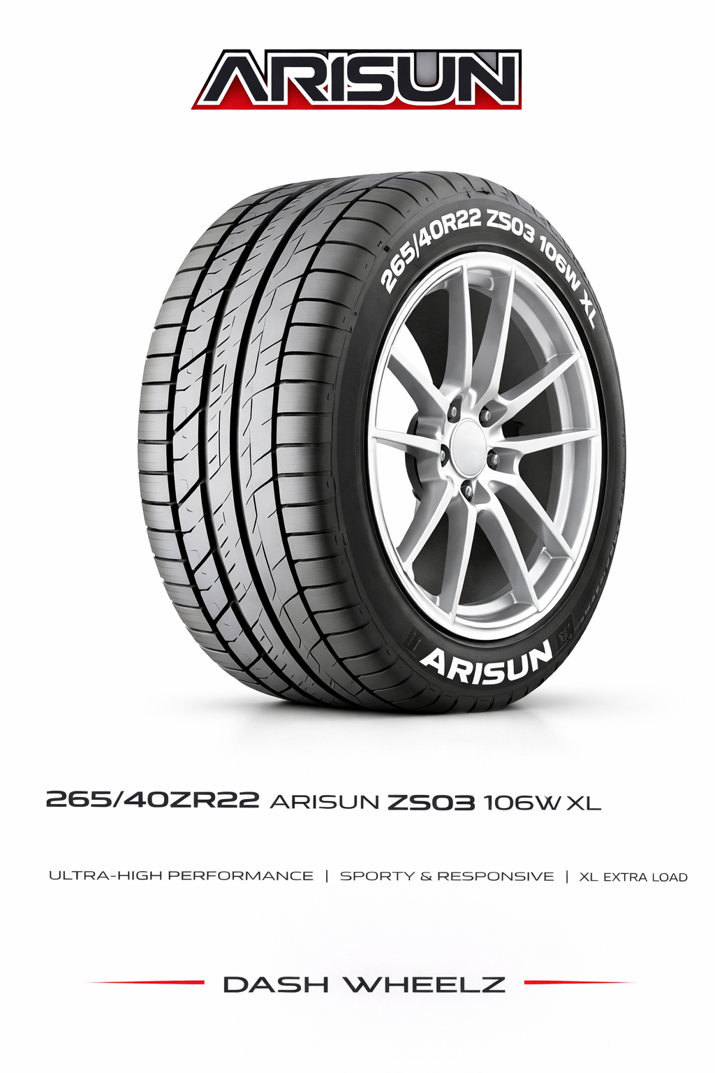 265/40ZR22 ARISUN ZS03 106W XL