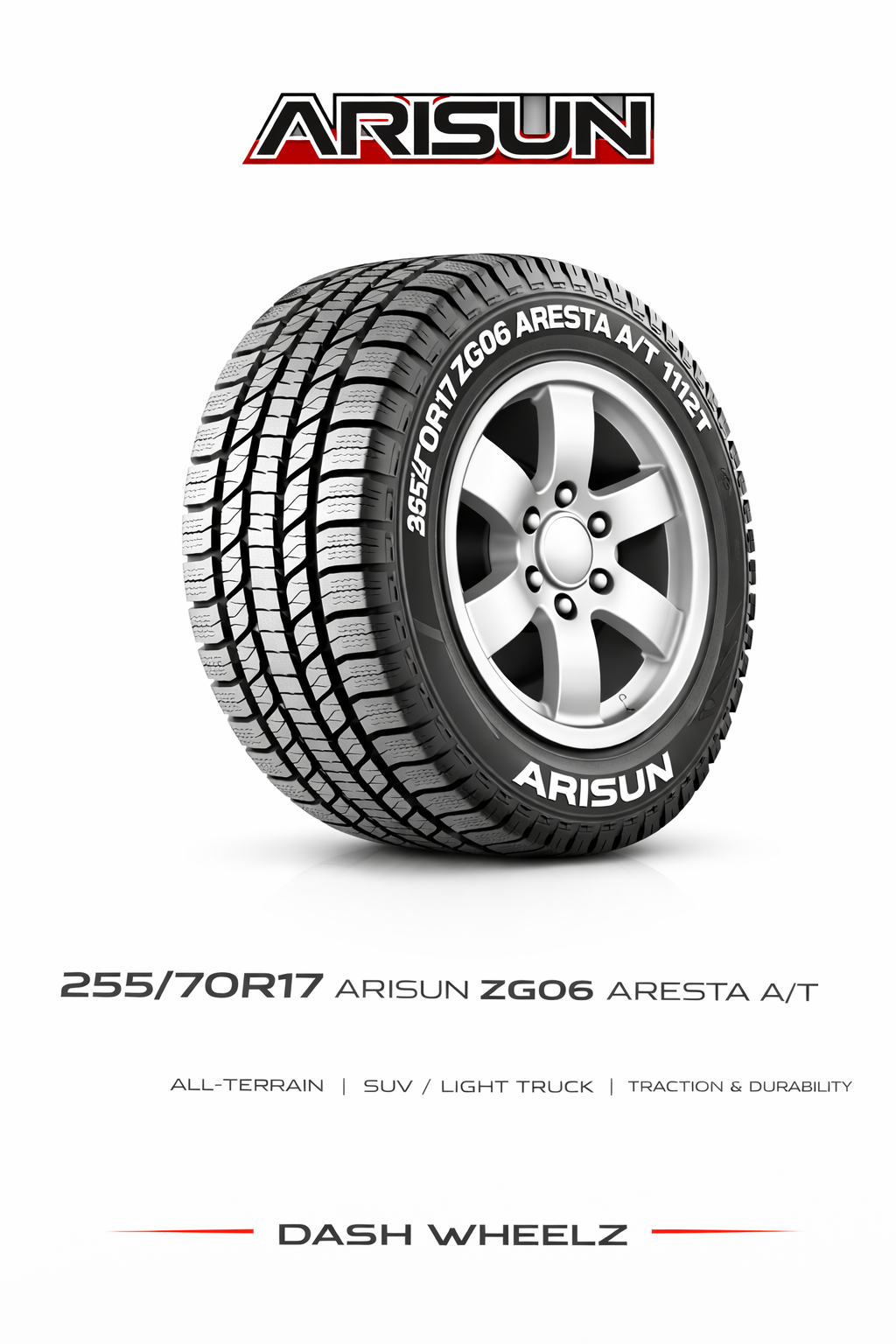 265/60R18 ARISUN ZG06 ARESTA A/T 110T