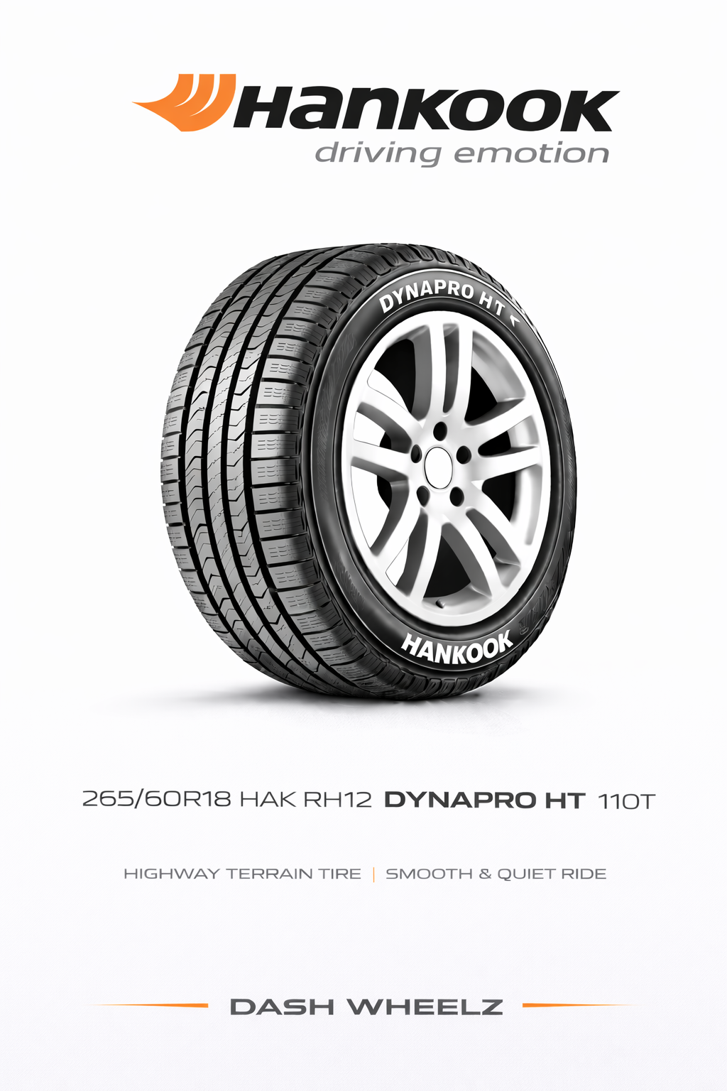 265/60R18 HAK RH12 DYNAPRO HT 110T