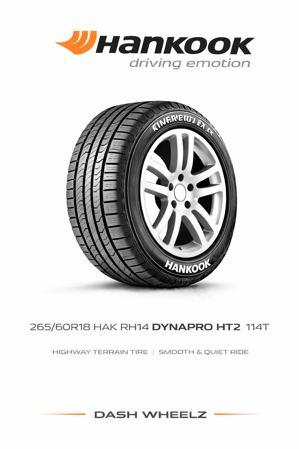 265/60R18 HAK RH14 DYNAPRO HT2 114T