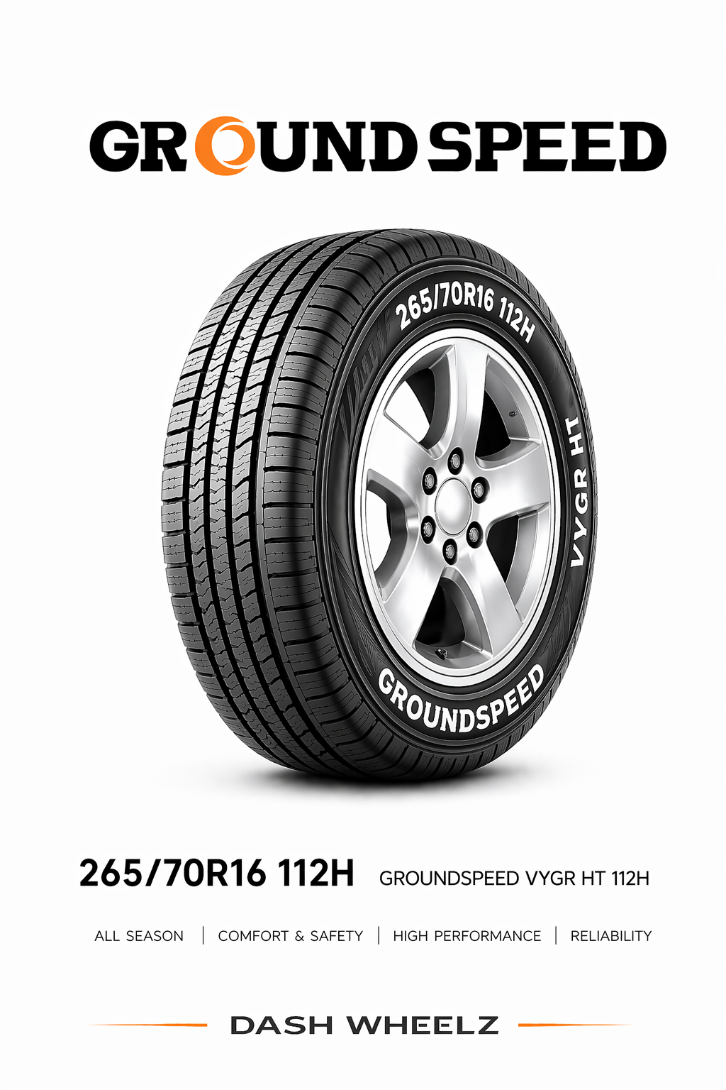 265/70R16 GROUNDSPEED VOYAGER HT 112H