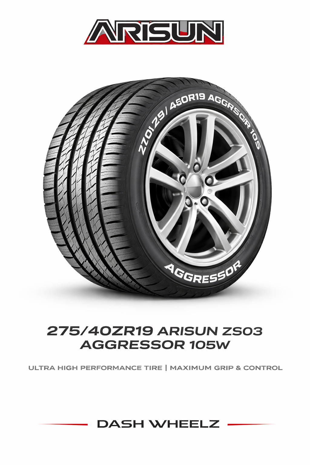 275/40ZR19 ARISUN ZS03 AGGRESOR 105W