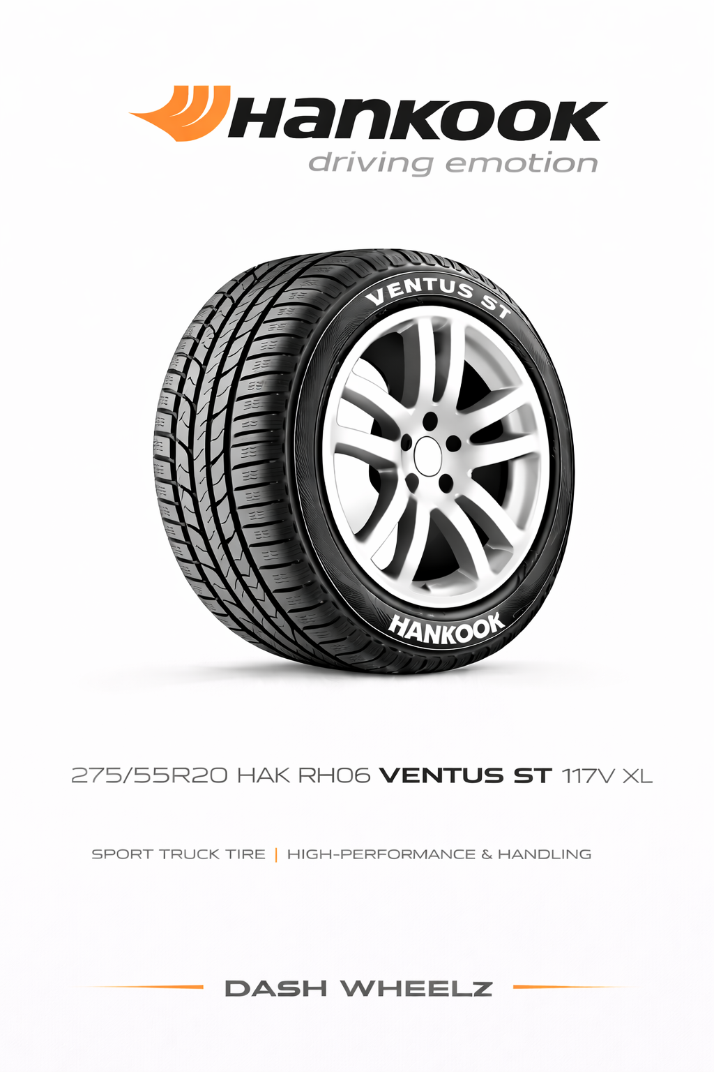 275/55R20 HAK RH06 VENTUS ST 117V XL