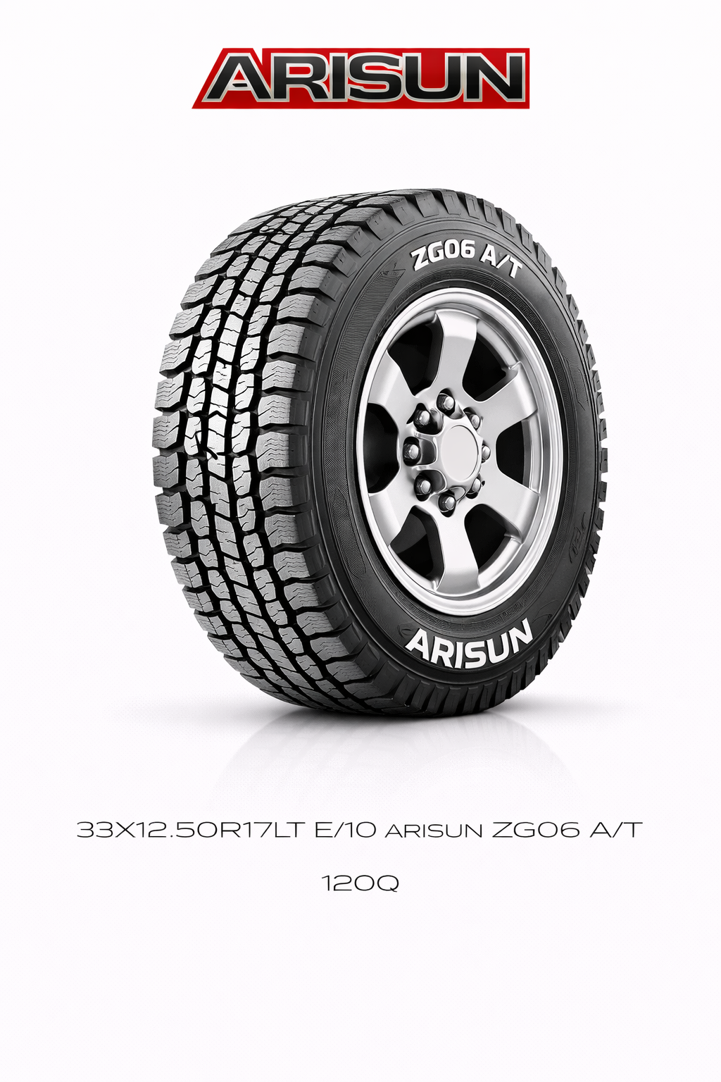 33X12.50R17LT E/10 ARISUN ZG06 A/T 120Q
