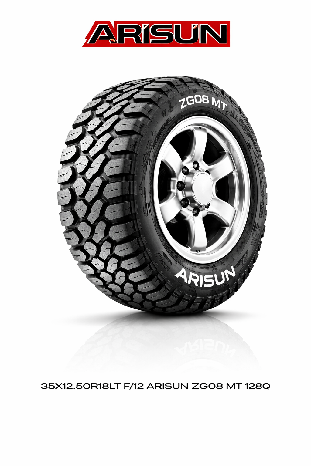 35X12.50R18LT F/12 ARISUN ZG08 MT 128Q