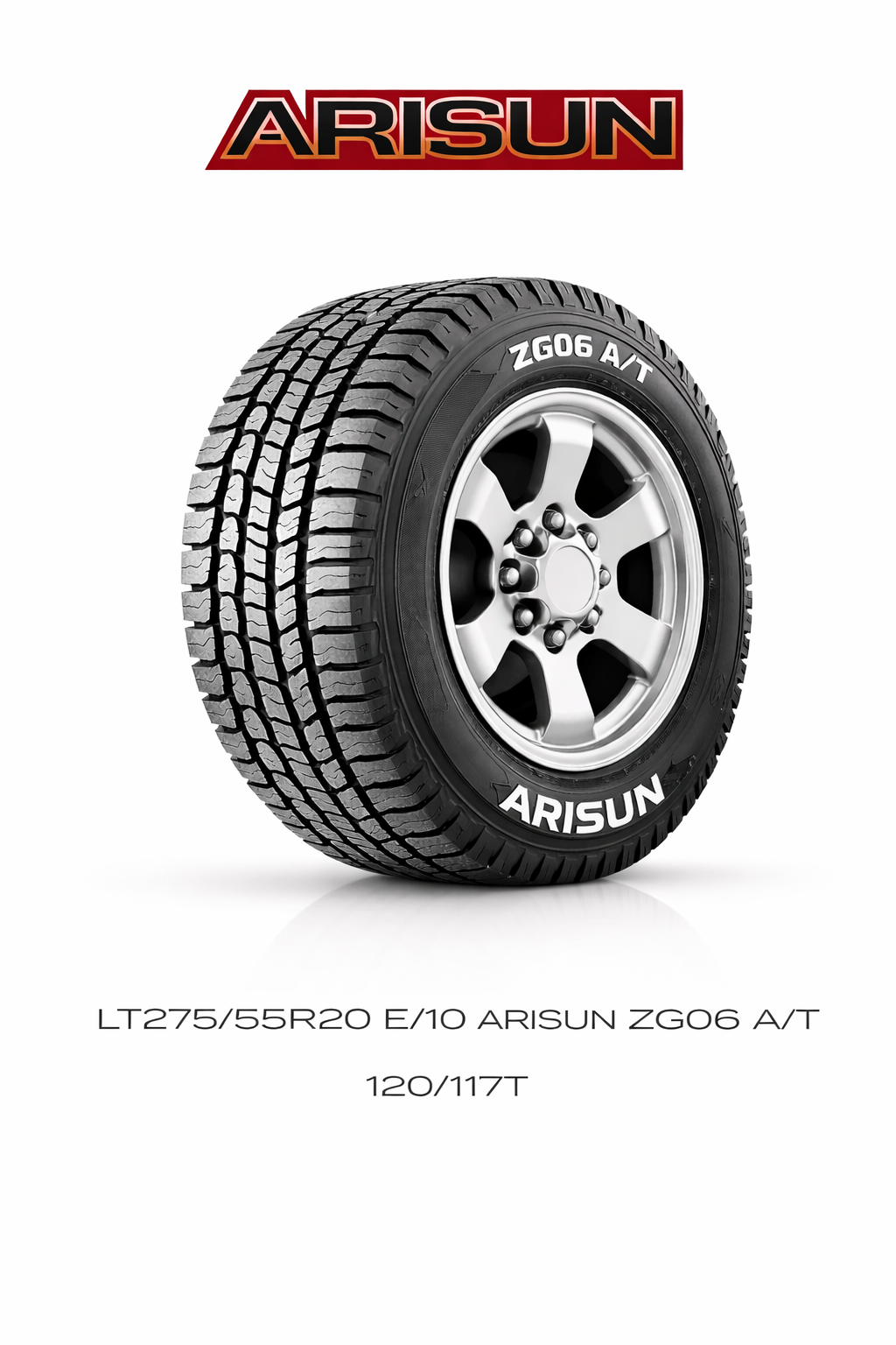 LT275/55R20 E/10 ARISUN ZG06 A/T 120/117T