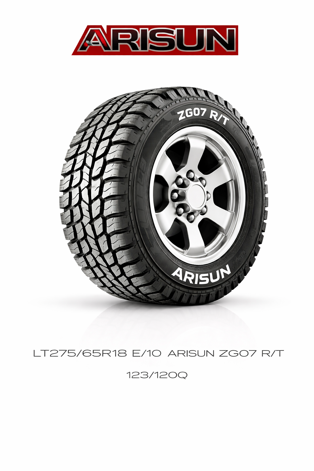 LT275/65R18 E/10 ARISUN ZG07 R/T 123/120Q