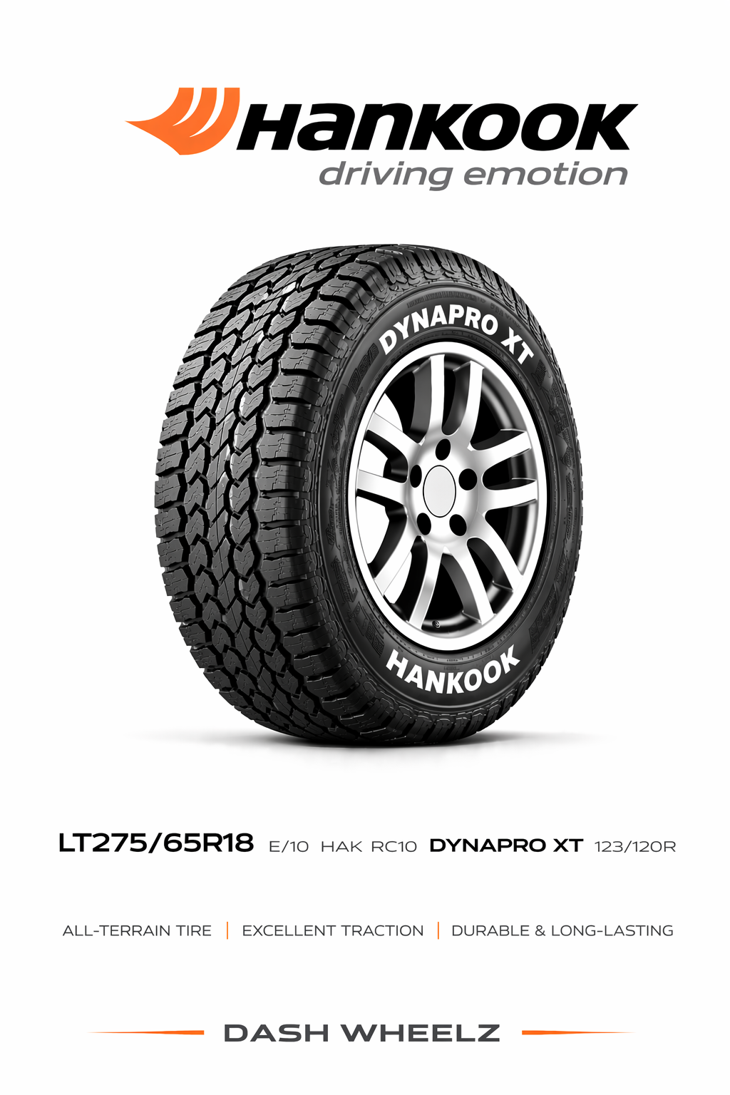 LT275/65R18 E/10 HAK RC10 DYNAPRO XT 123/120R