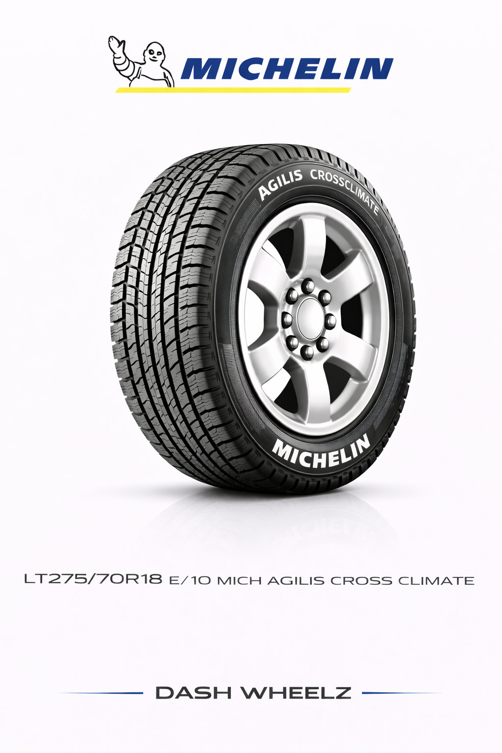 LT275/70R18 E/10 MICH AGILIS CROSS CLIMATE