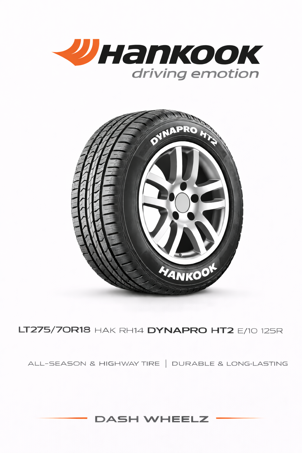 LT275/70R18 HAK RH14 DYNAPRO HT2 E/10 125R