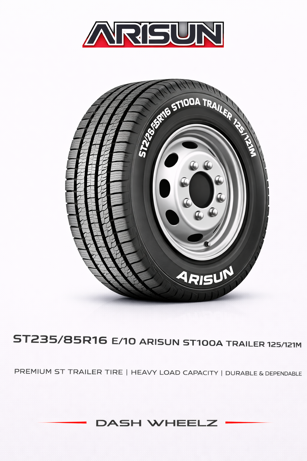 ST235/85R16 E/10 ARISUN ST100A TRAILER 125/121M