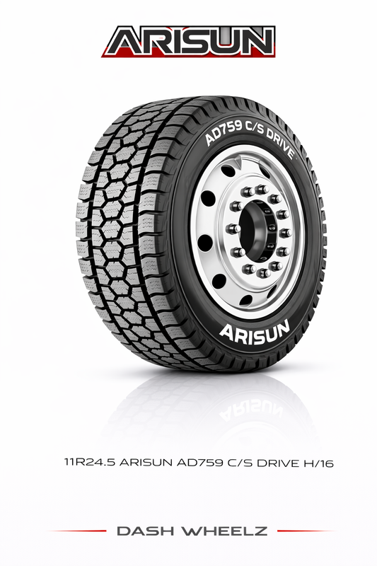 11R24.5 ARISUN AD759 C/S DRIVE H/16