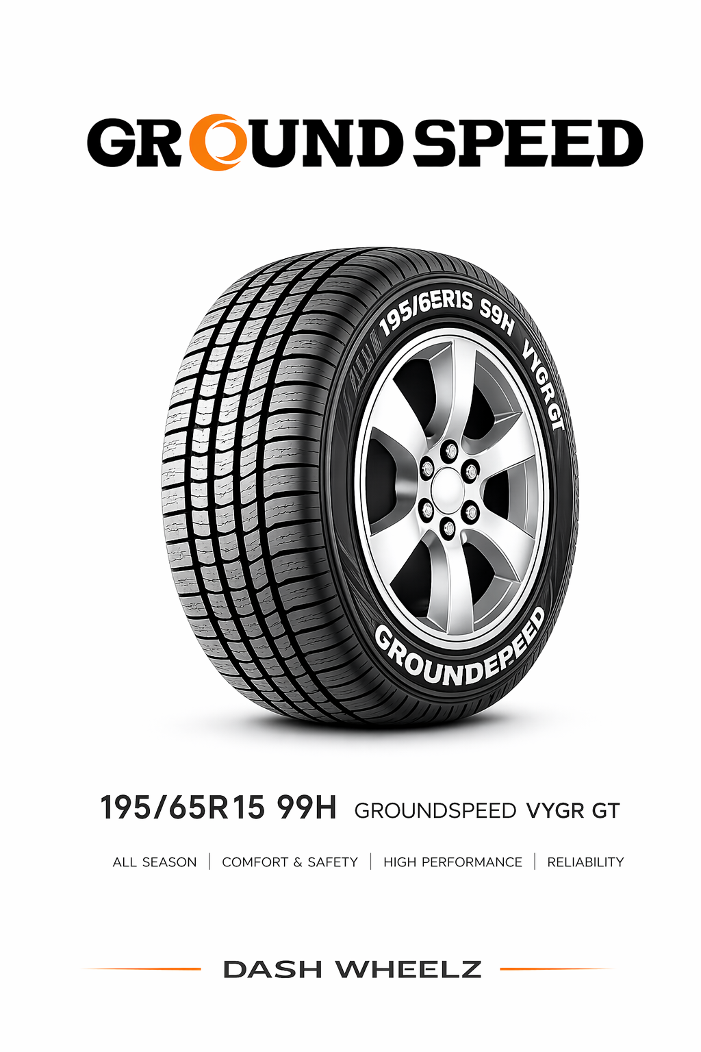 195/65R15 GROUNDSPEED VYGR GT 99H