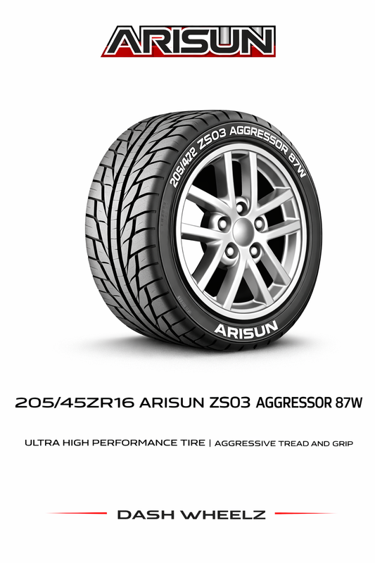 205/45ZR16 ARISUN ZS03 AGGRESSOR 87W