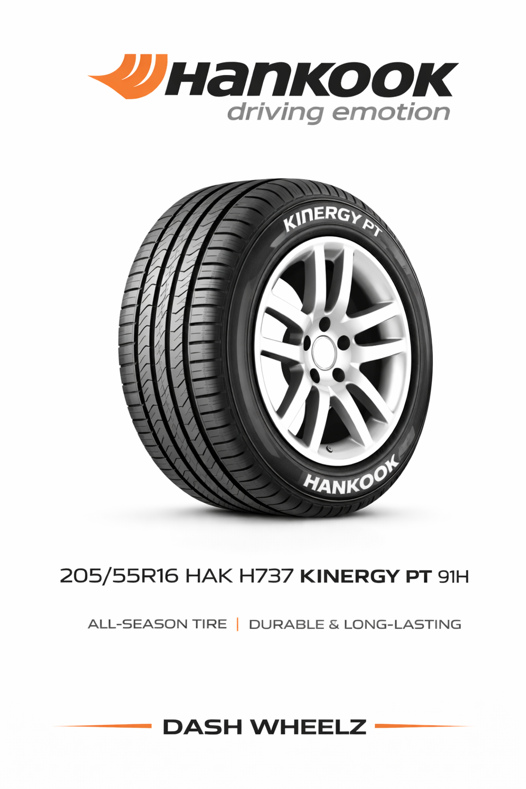205/55R16 HAK H737 KINERGY PT 91H