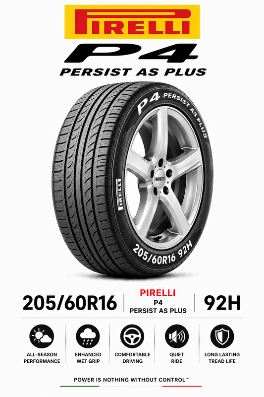 205/60R16 PIRELLI P4 PERSIST AS PLUS 92H