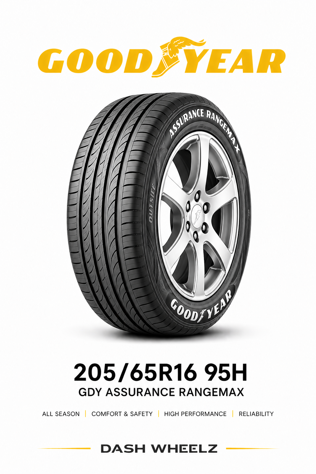205/65R16 GOODYEAR ASSURANCE RANGEMAX 95H