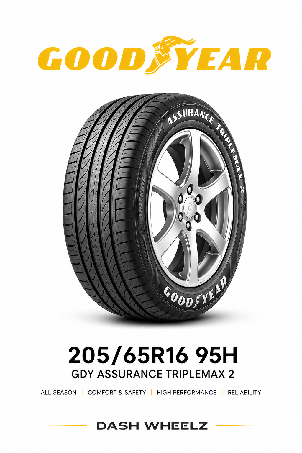 205/65R16 GOODYEAR ASSURANCE TRIPLEMAX 2 95H