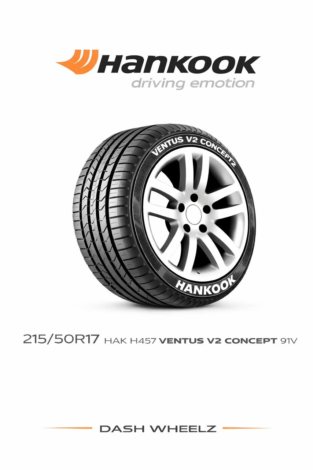 215/50R17 HAK H457 VENTUS V2 CONCEPT 2 91V