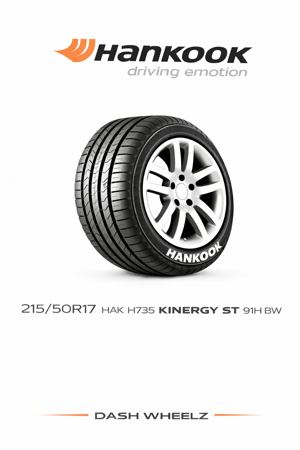 215/50R17 HAK H735 KINERGY ST 91H BW