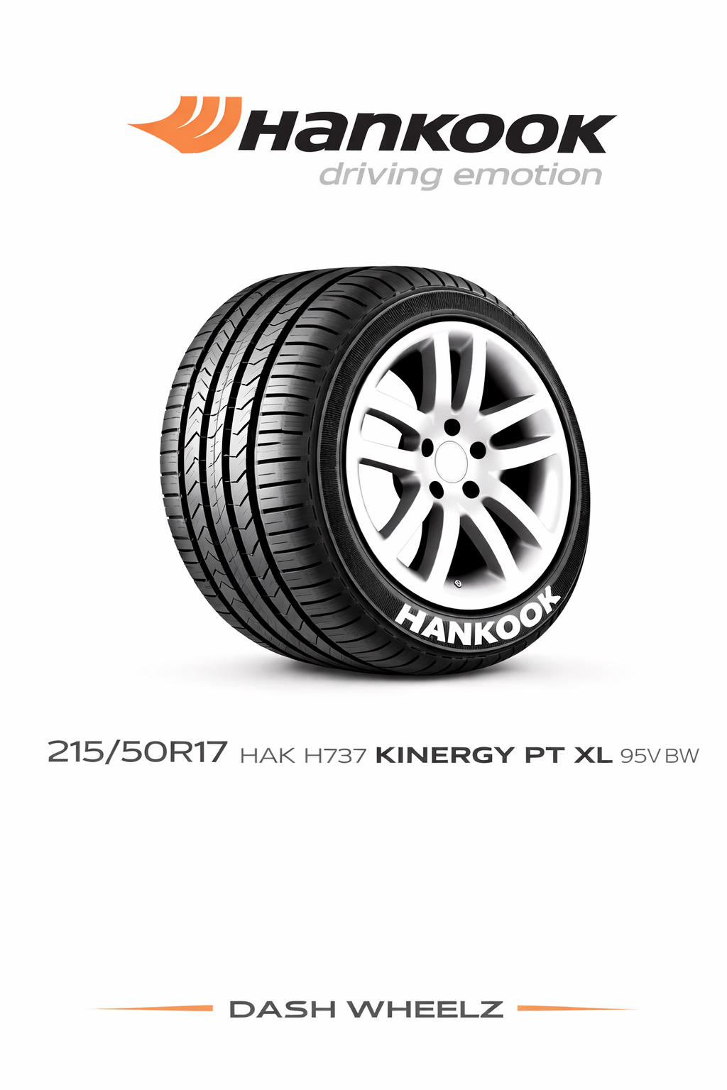 215/50R17 HAK H737 KINERGY PT XL 95V BW