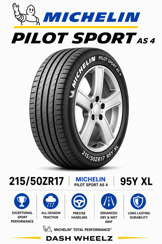 215/50ZR17 MICHELIN PILOT SPORT AS 4 95Y XL