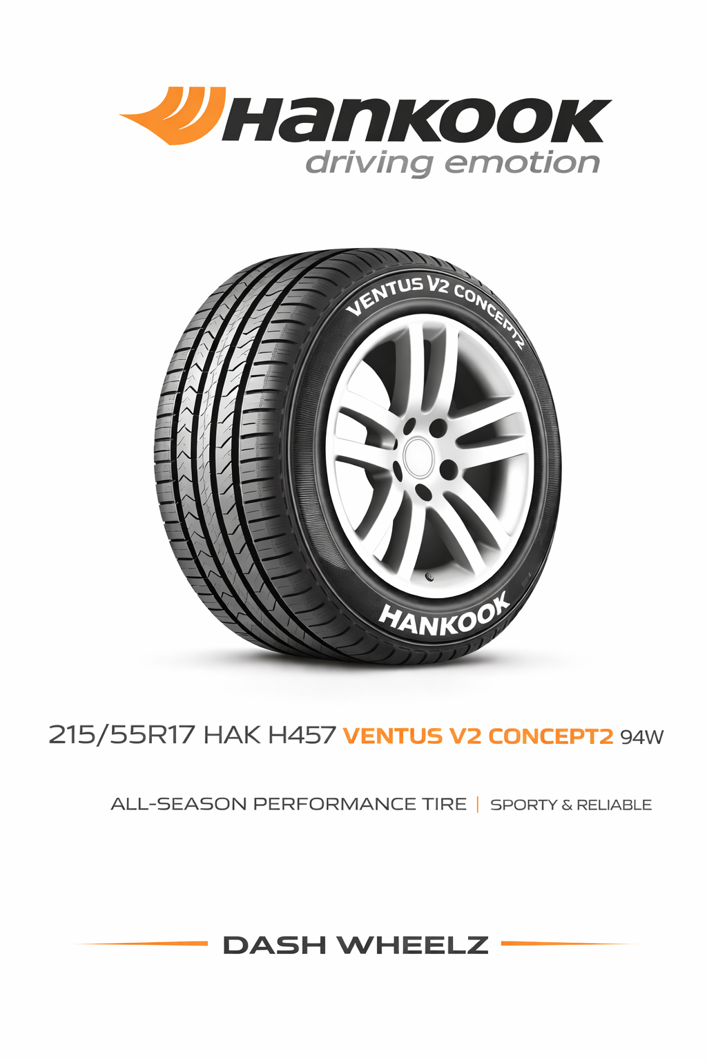 215/55R17 HAK H457 VENTUS V2 CONCEPT2 94W