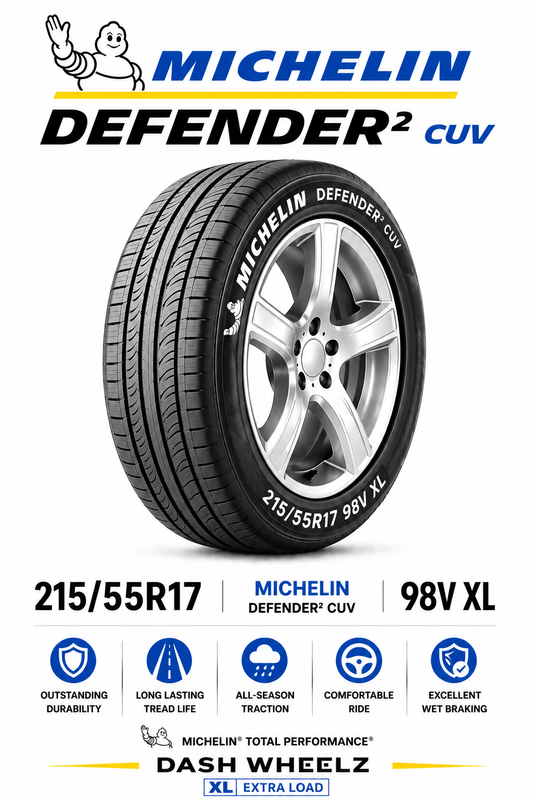 215/55R17 MICHELIN DEFENDER2 CUV 98V XL