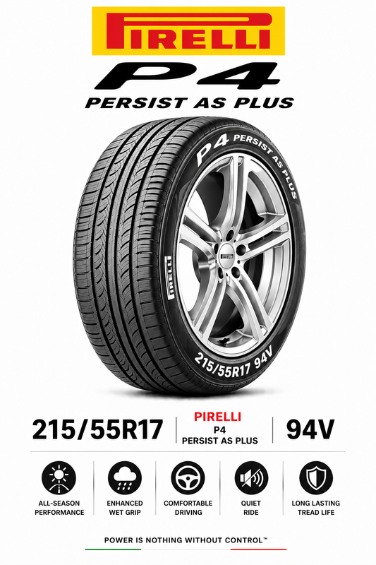 215/55R17 PIRELLI P4 PERSIST AS PLUS 94V