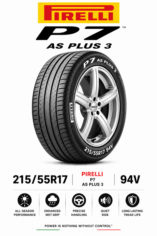 215/55R17 PIRELLI P7 AS PLUS 3 94V