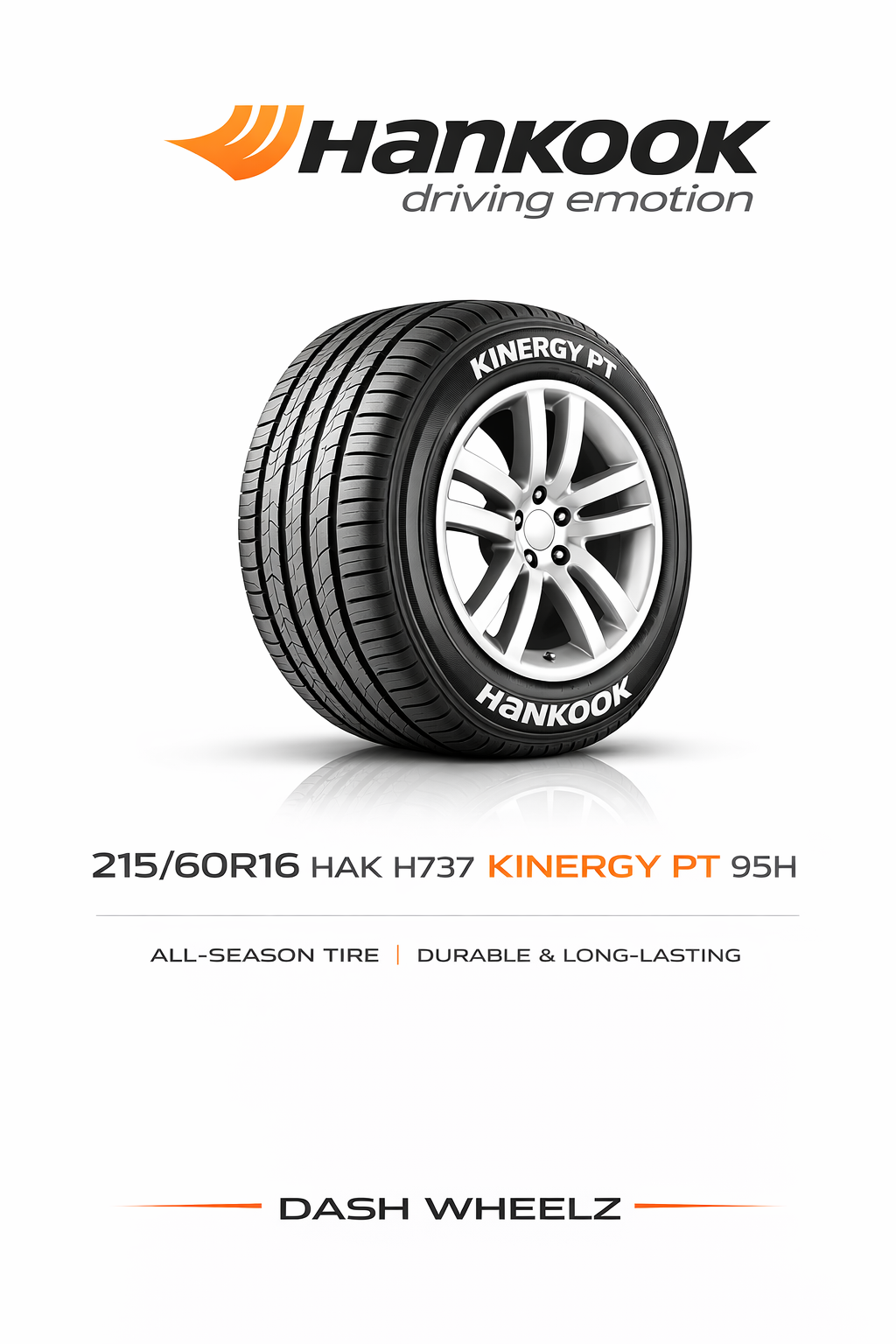 215/60R16 HAK H737 KINERGY PT 95H