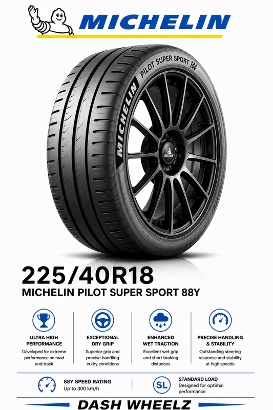 225/40R18 MICHELIN PILOT SUPER SPORT 88Y