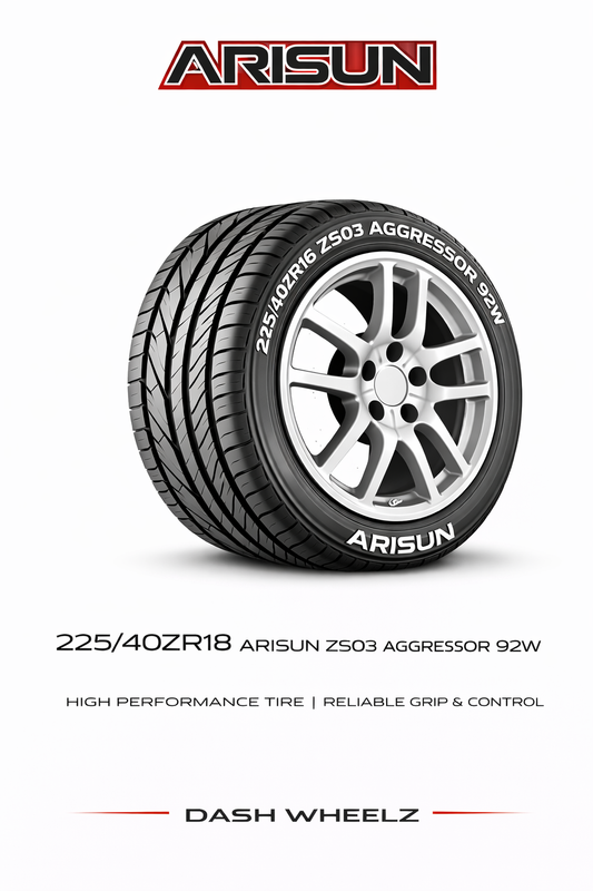 225/40ZR18 ARISUN ZS03 AGGRESSOR 92W